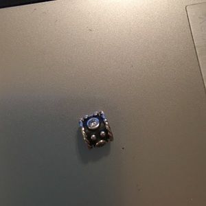 Authentic Pandora Sterling Silver Oxy Crown Charm