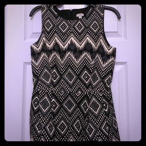 J Crew Tribal Print Dress