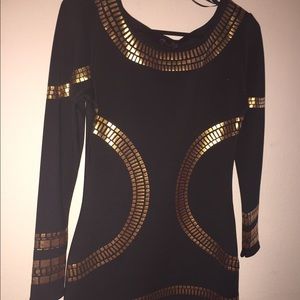 Black long sleeve dress