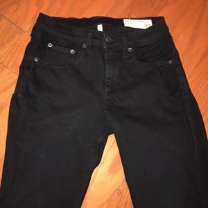 Rag & Bone black High Rise Skinny jean sz 27