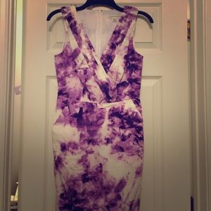 Banana Republic Purple Spatter Dress