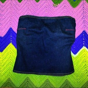 Tommy Hilfiger denim tube top