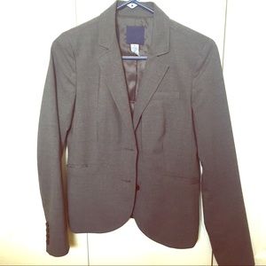 J. Crew suit jacket. Grey, Size 4.