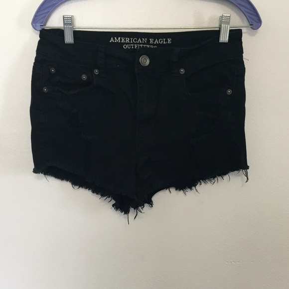 Black high waisted shorts