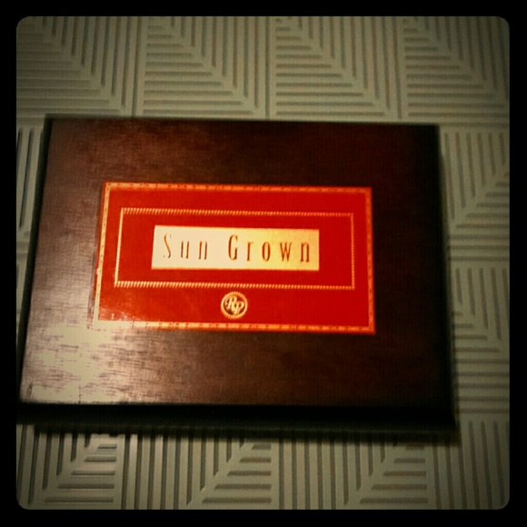Swanky cherrywood cigar box