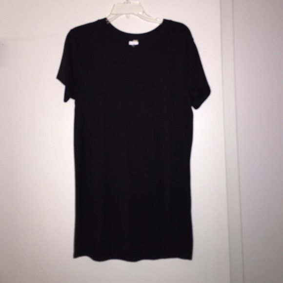 Black t-shirt dress