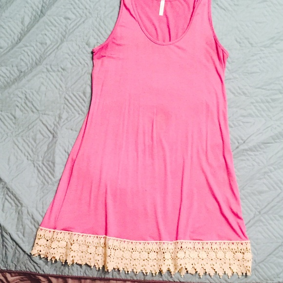 Maternity Top with Lace Trim Bottom