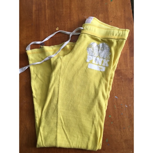 SOLD ❌ PINK - VICTORIA SECRET flare lazy pants - Picture 1 of 4