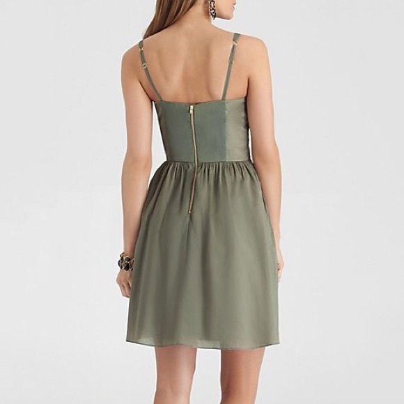 ✨SOLD✨ Marciano Embrace Light Moss Corset Dress 6 - Picture 2 of 4