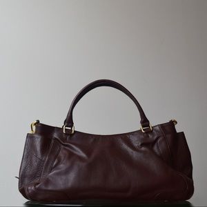 Pebbled Leather Satchel