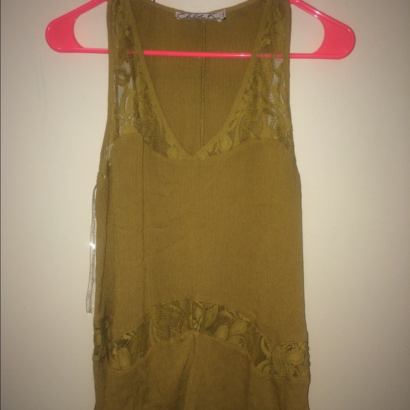 Chloe K Mustard-Yellow shirt