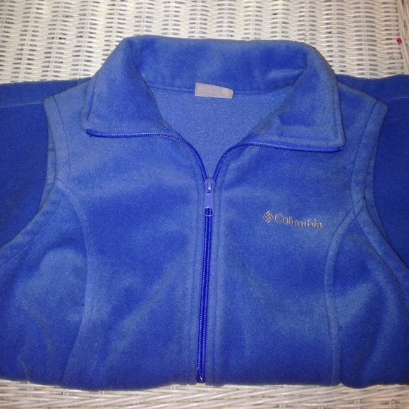 Columbia Blue Fleece Vest