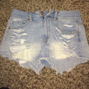 American Eagle High-Rise Jean Shorts