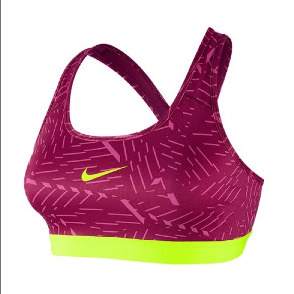 SOLD❌Nike pro {pink volt} sports bra - Picture 3 of 3