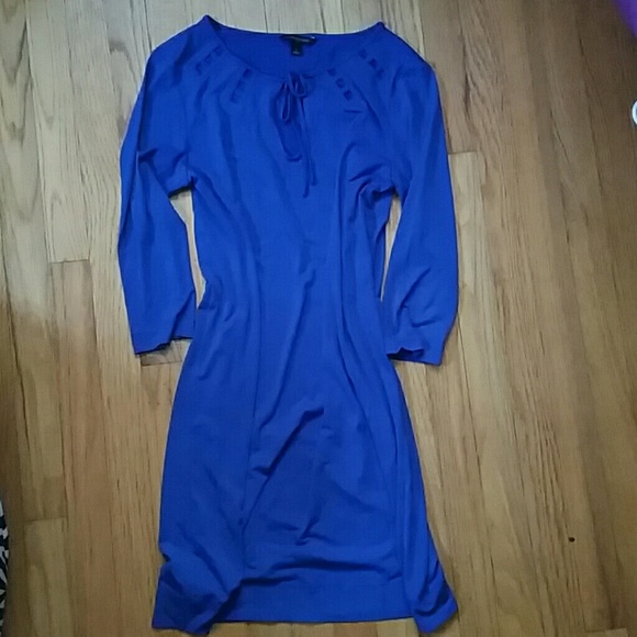 Blue Cutout Banana Republic Dress