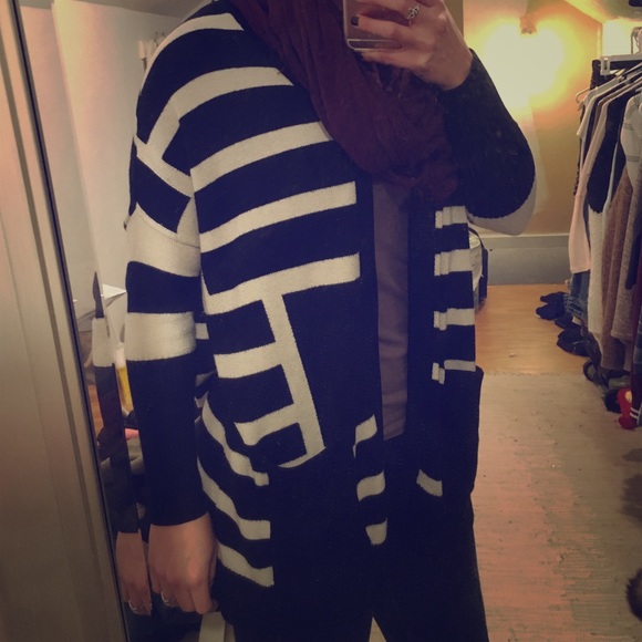 Oversized color block sweater