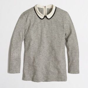 NWOT J. Crew Three-Quarter Sleeve Peter Pan Collar