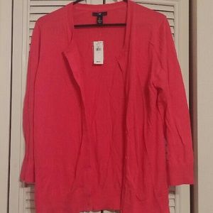 Hot pink cardigan