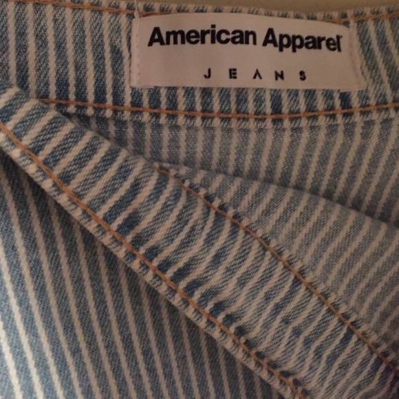 American Apparel  striped circle skirt - Picture 2 of 2