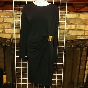 Michael kors long sleeve black dress. Size XL
