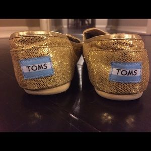 Gold sparkle Woman's TOMS