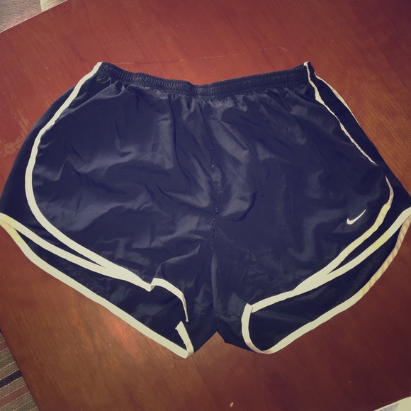 Black nike running shorts