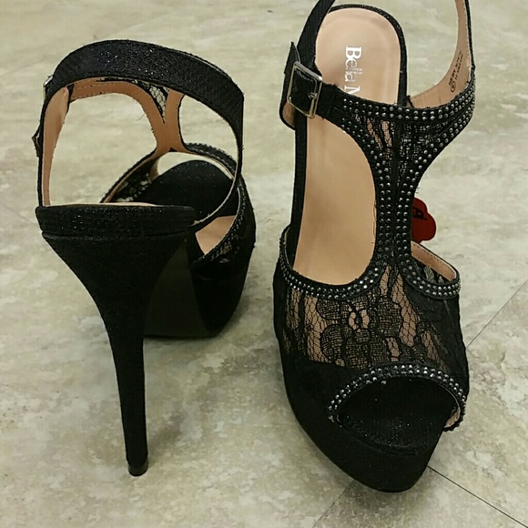 🔮✔️ BELLA MARIE Lace Heels - Picture 3 of 3