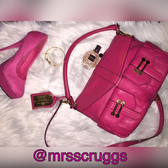 💕Ralph Lauren Pink Leather Satchel💕