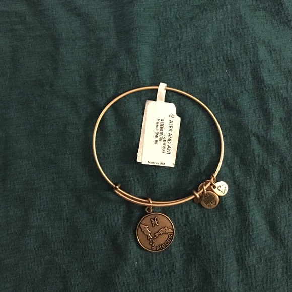ALEX AND ANI gold Pisces bracelet