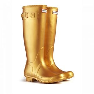 Gold Hunter Boots LIMITED EDITION***VERY RARE
