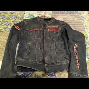 Harley Davidson Blue Jean Jacket