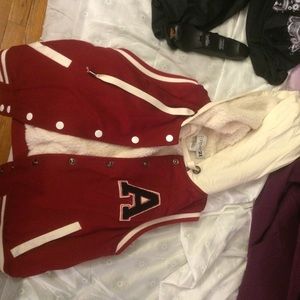 Red Varsity Vest