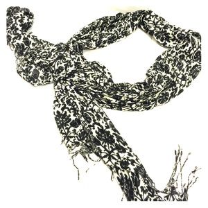 Damask Print Scarf