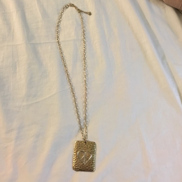 Heart peace necklace