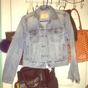 Levi's faded blue jean jacket