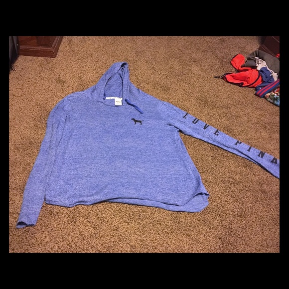 Victoria secret PINK sheer material hoodie