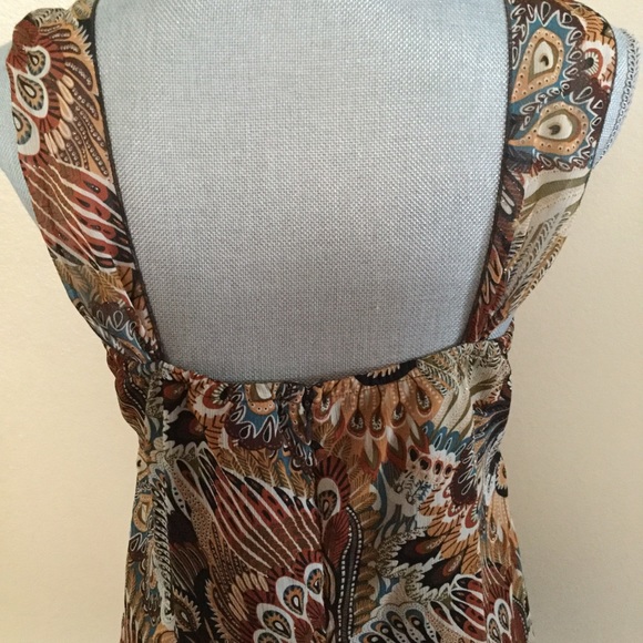 Beautiful Multi-Colored Tank Style Top - Picture 4 of 4