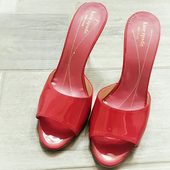 kate spade red sandals