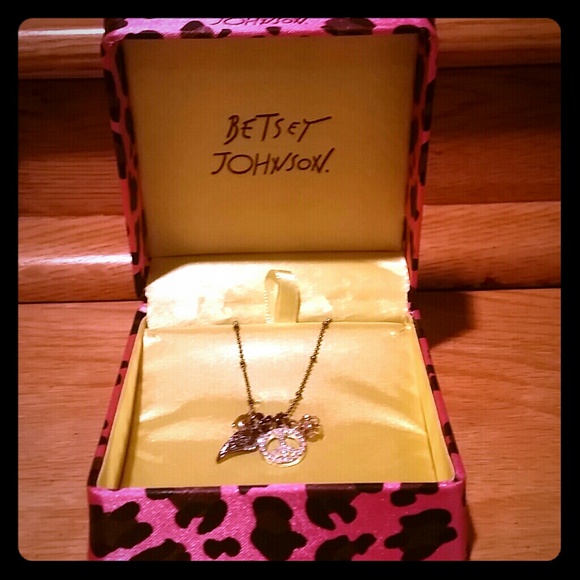 Betsey Johnson Charm Necklace