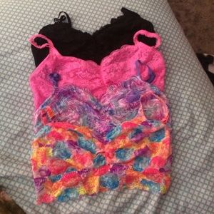 •ON HOLD!• 4 Victoria's Secret (VS) lace bralettes