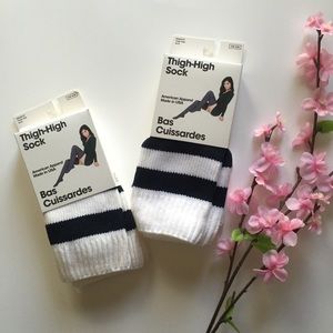 Two Pairs of Thigh High Socks