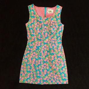 Vintage Lilly Pulitzer Strawberry Shift Dress Sz 8