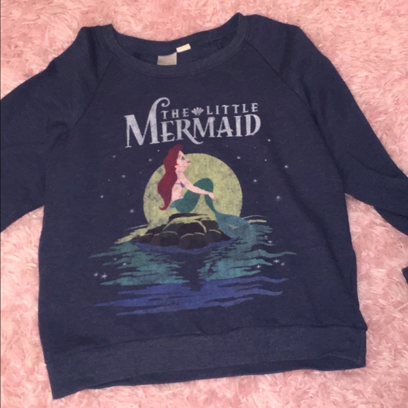Tops - The little mermaid sweatshirt ❤️💚💜
