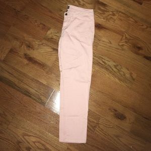 Light pink skinny jeans