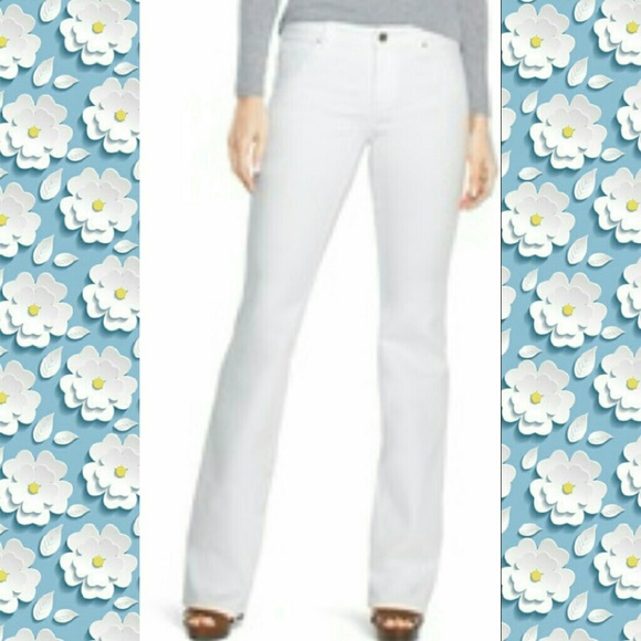 White House Black Market Cream Jeans