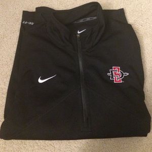Men's Long sleeve Half-Zip SDSU Nike Dri-Fit