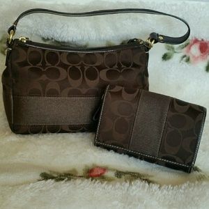 ❌sold❌❤Coach purse & wallet set