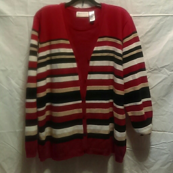 Red stripped sweater