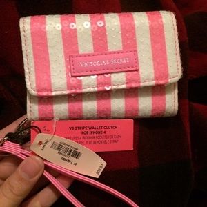 Victoria secrete wallet clutch for I phone 4 ..