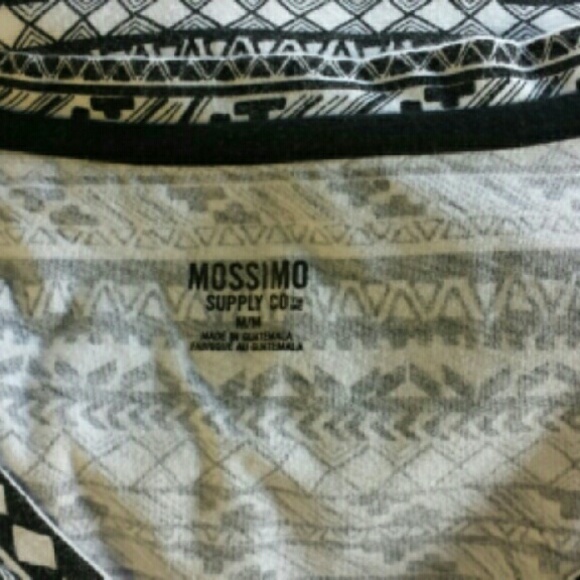 Mossimo Supply Co Medium SS Horizontal B&W Stripes - Picture 4 of 4
